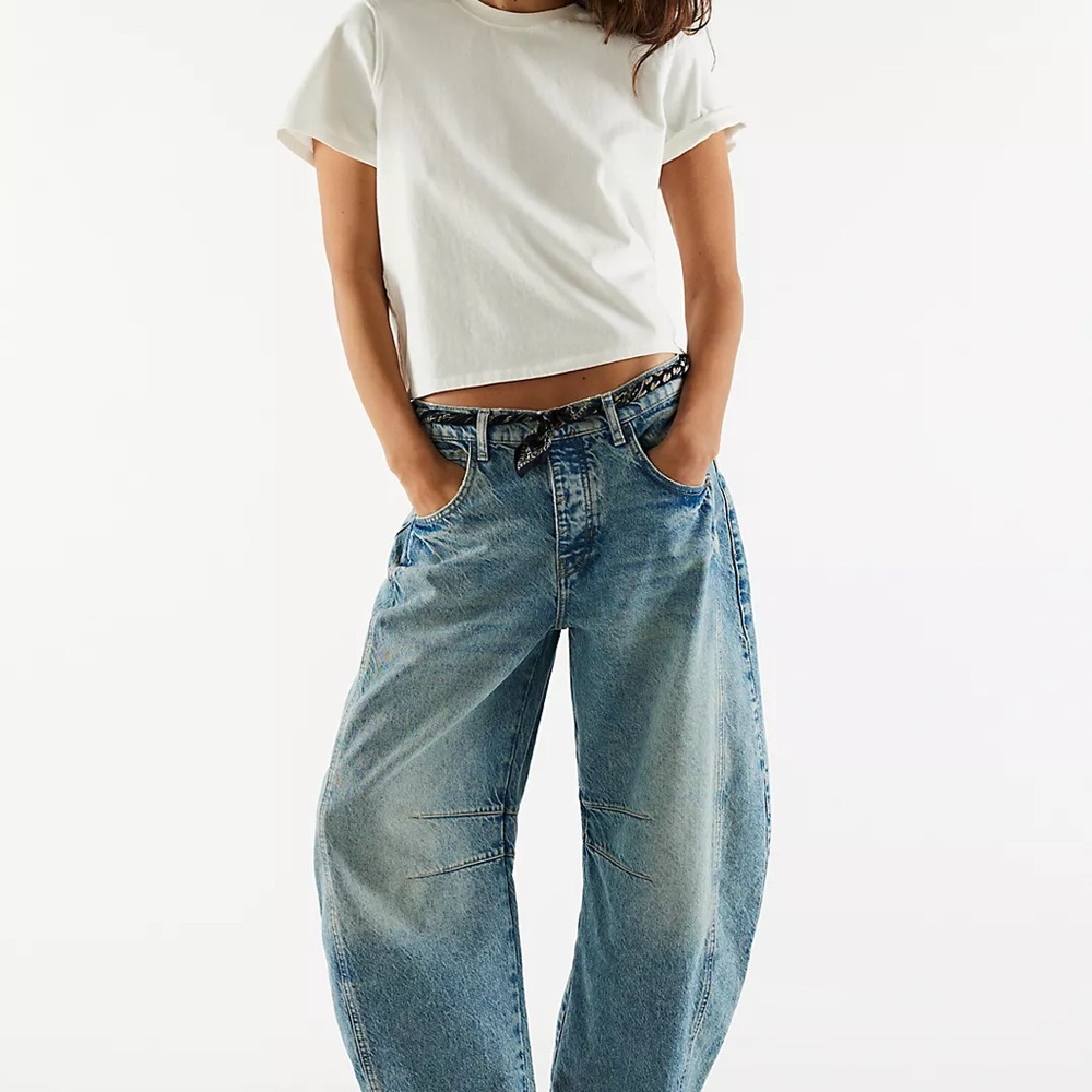 We The Free Light Blue Boyfriend Jeans